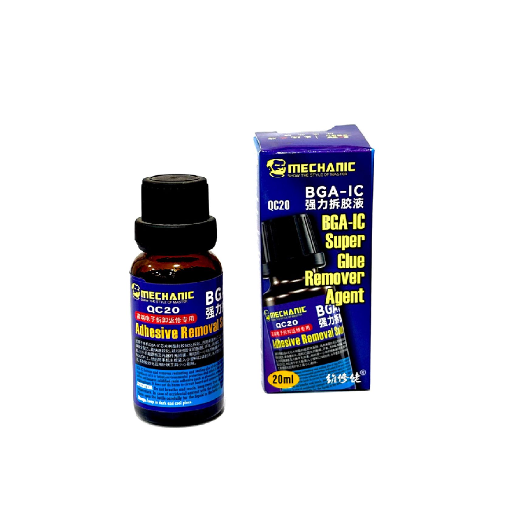 Жидкость для очистки силиконового клея QC-20