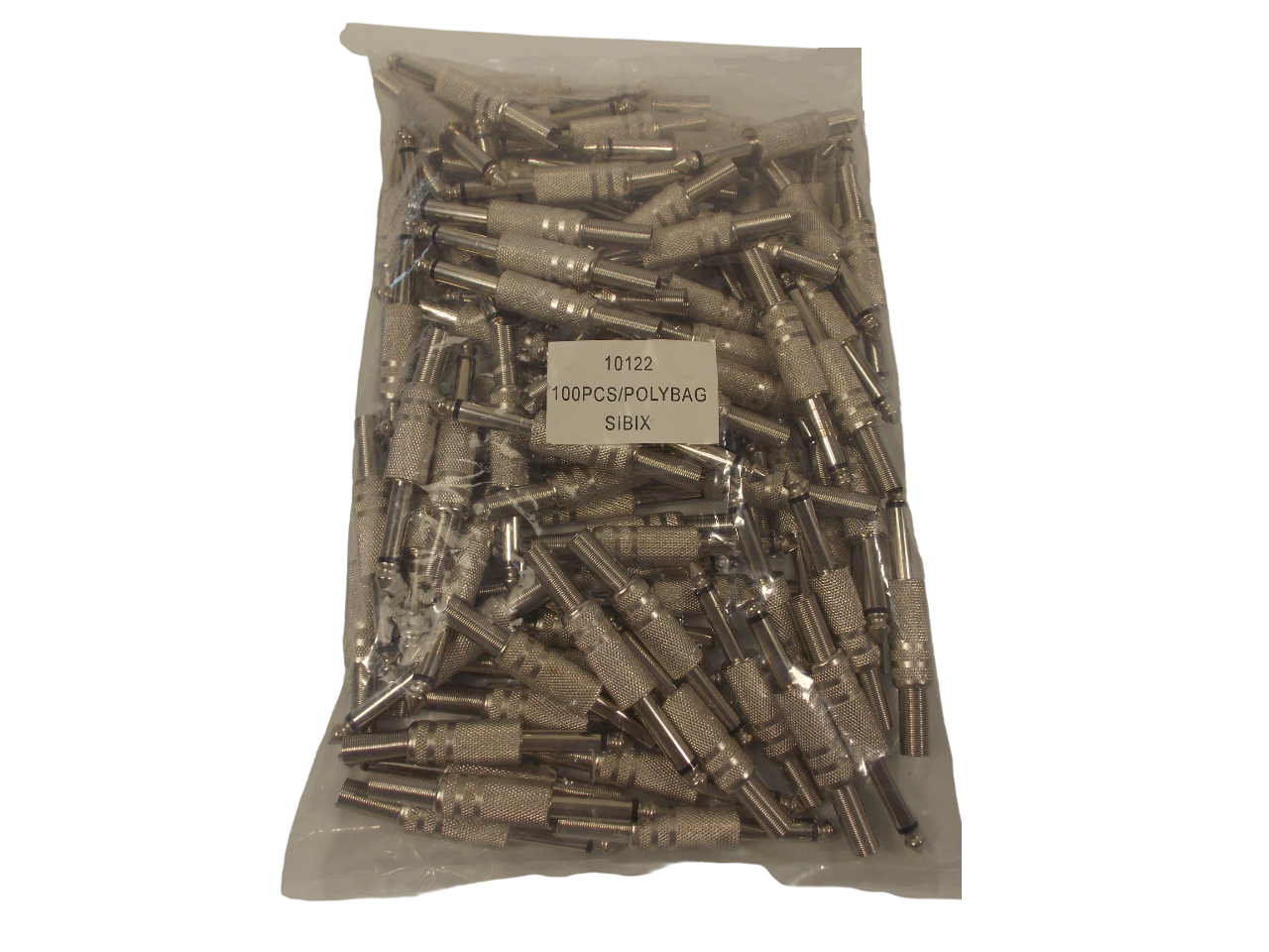 Штекер 6.3мм моно / металл 