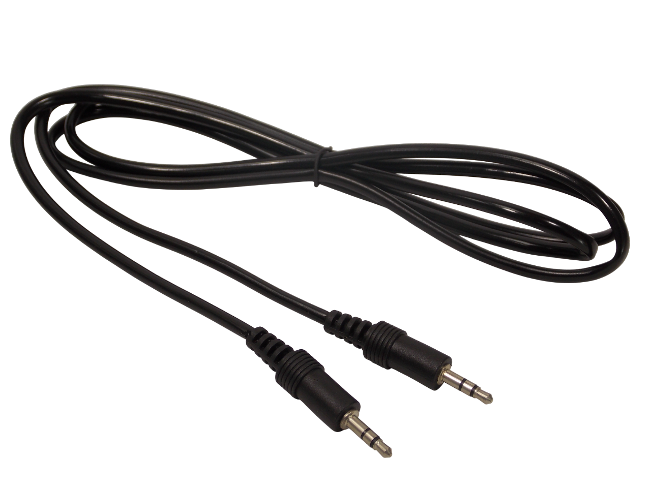 Шнур jack 3.5мм стерео на  jack 3.5мм стерео / 1.40 метра / черный