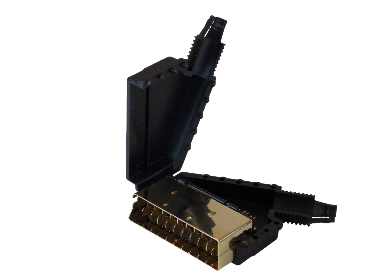 Штекер скарт / SCART /  золочёный