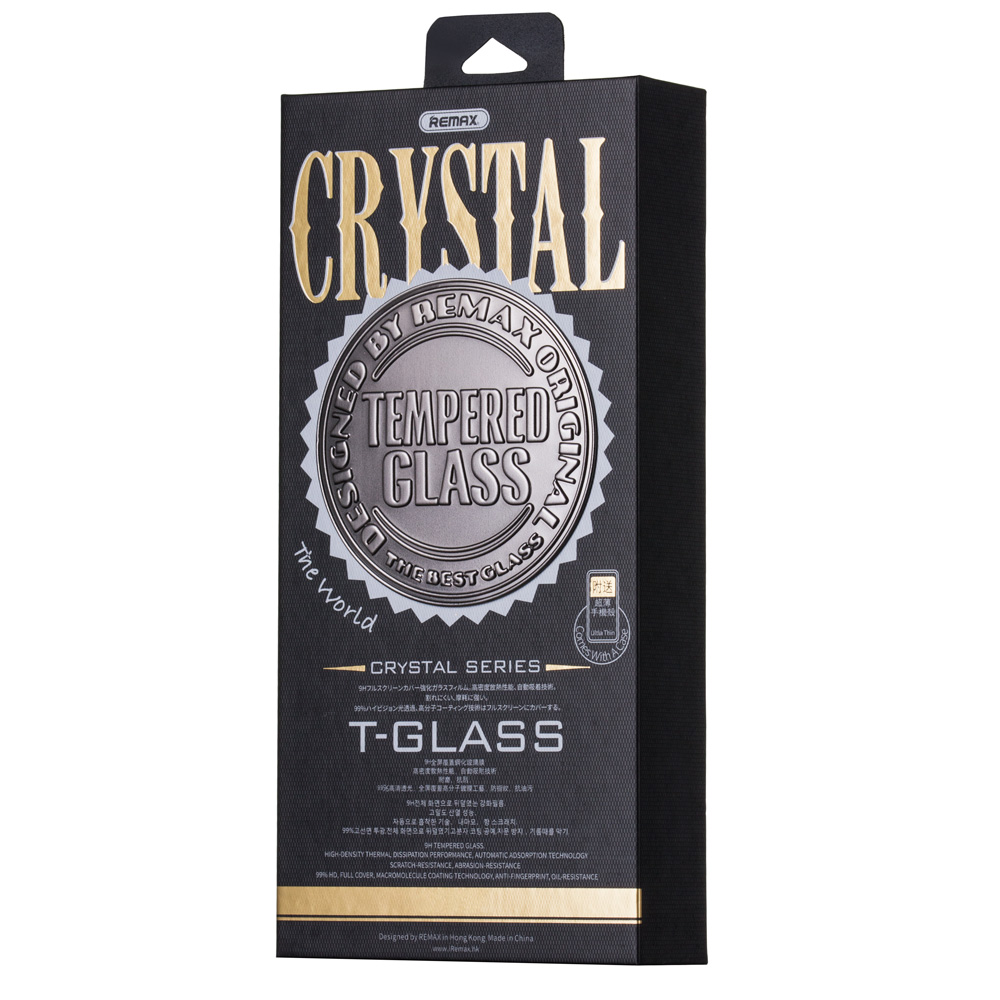 Защитное стекло для экрана iPhone X Crystal  GL-08