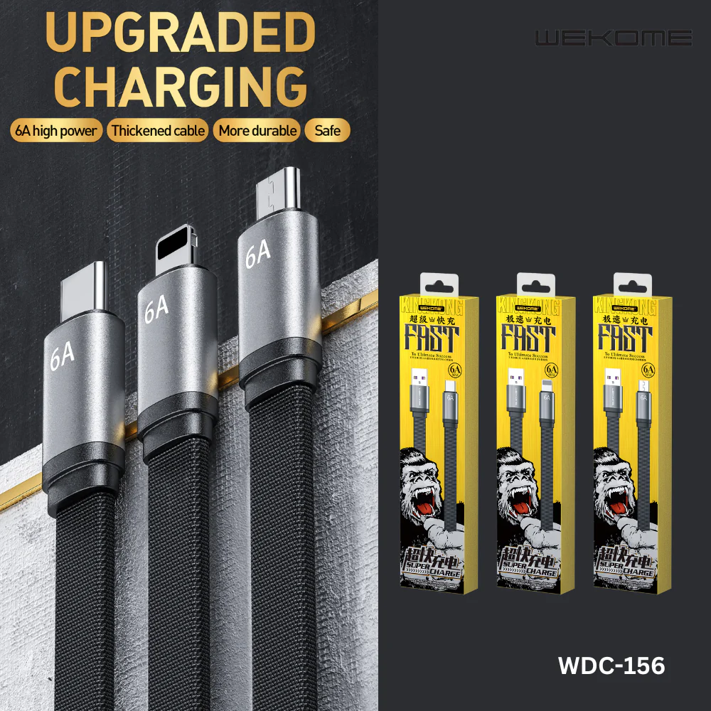 Кабель  King-Kong  WDC-156m дата кабель, USB-A  microUSB