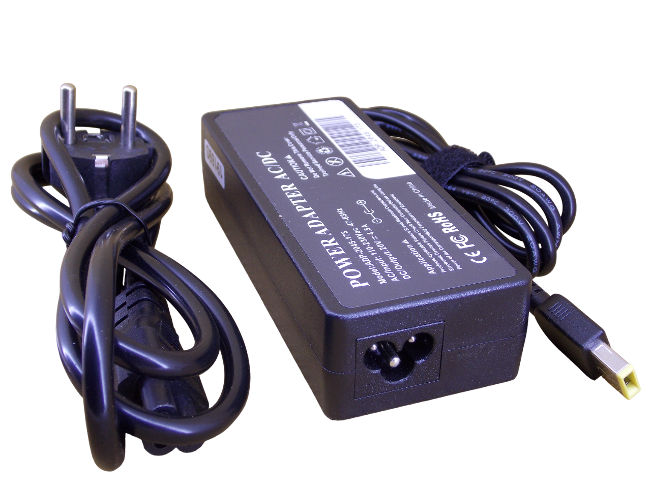 Блок питания  для Lenovo 20В - 4.5A - 90Вт  разъем  Square