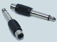 Адаптер "шт.6,3м-гн.RCA" пластик