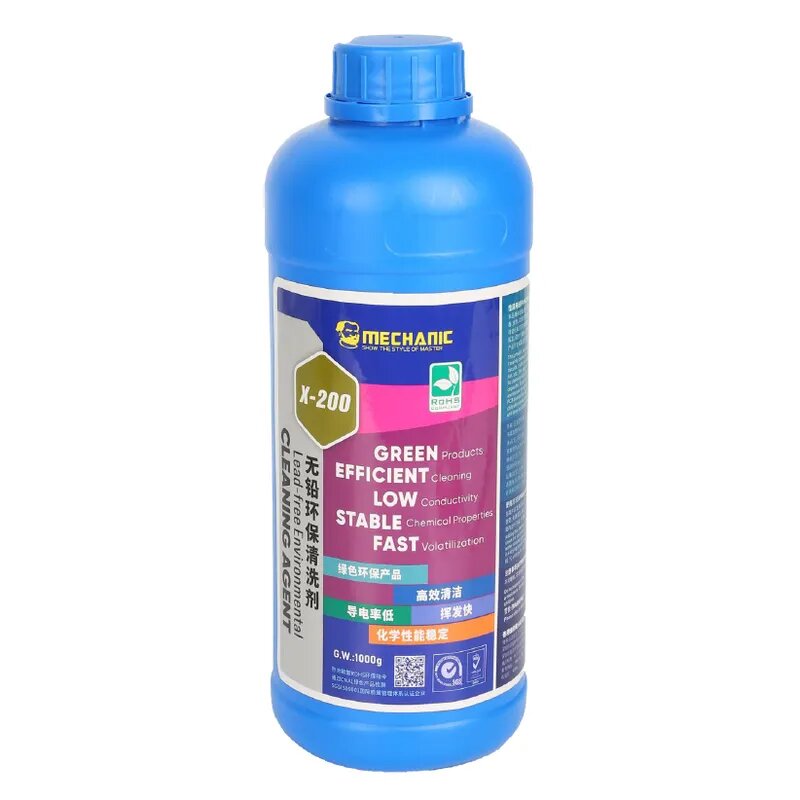 Очиститель печатных плат изопропил X-200 (1000ml)