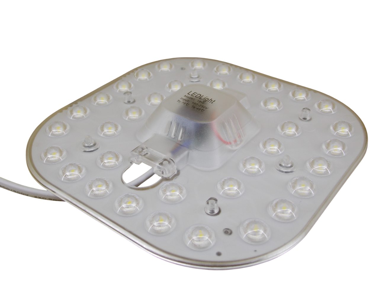 Светодиодный модуль квадратный 220В - 18Вт -  6500K - 36Led 