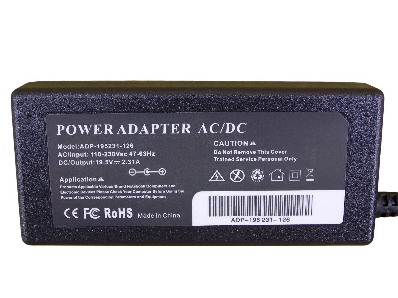 Блок питания для Dell 19.5В - 2.31А - 45Вт размер штекера 4.5*3.0 мм