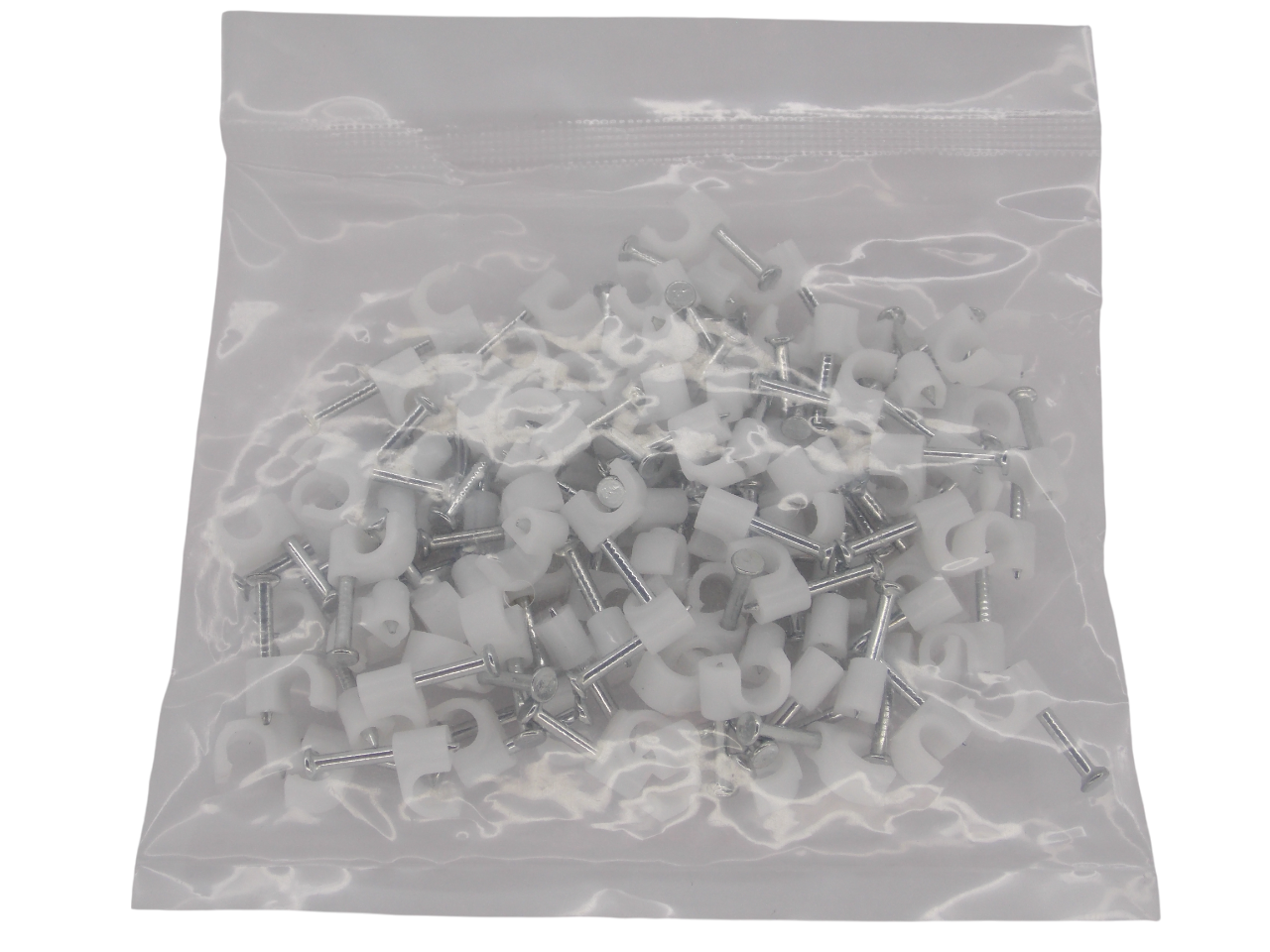 Крепёж для кабеля круглый 4мм /   100 штук