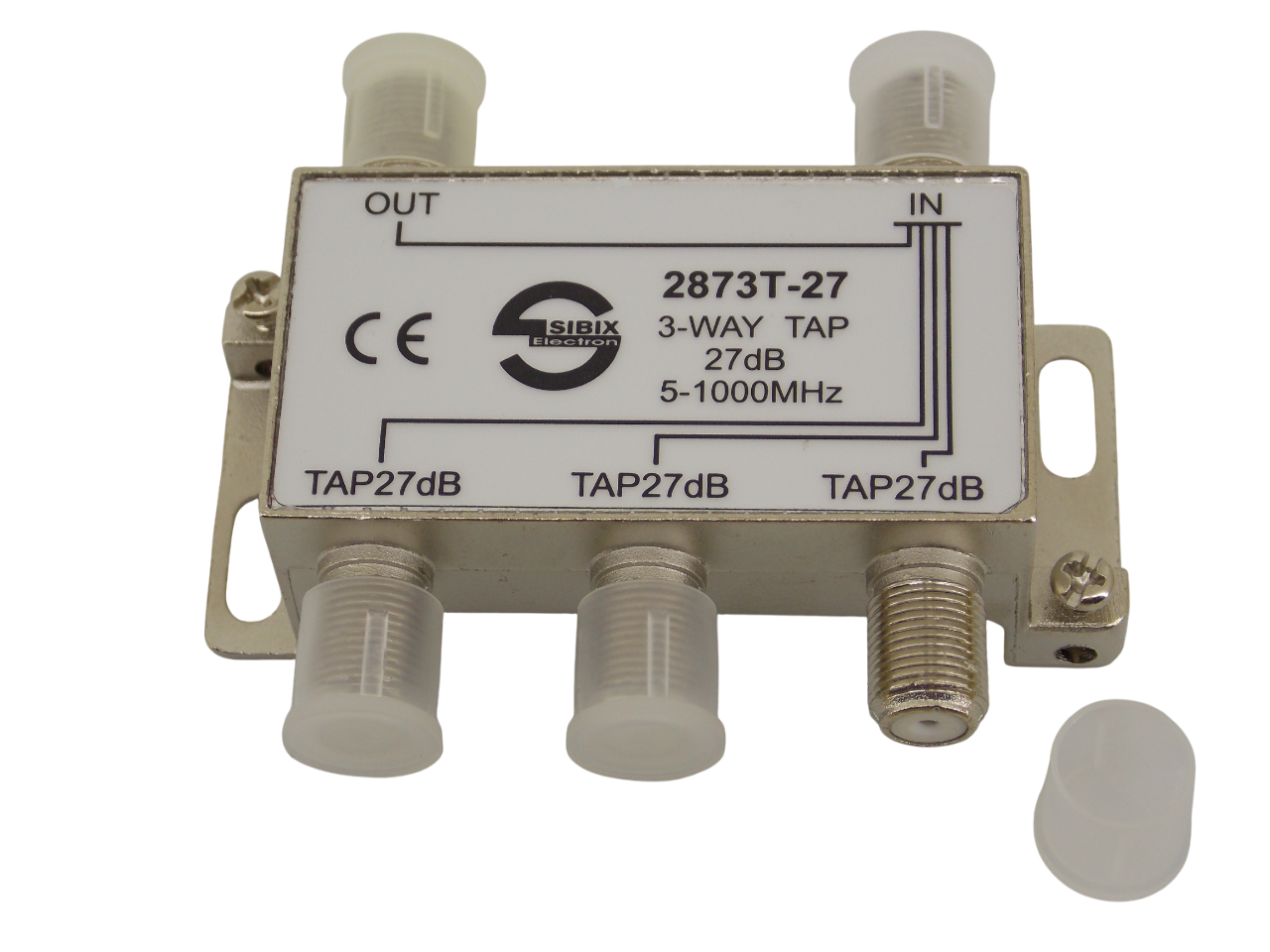 Телевизионный антенный сплиттер ТАР на 3 выхода под F- разъем 27 дБ