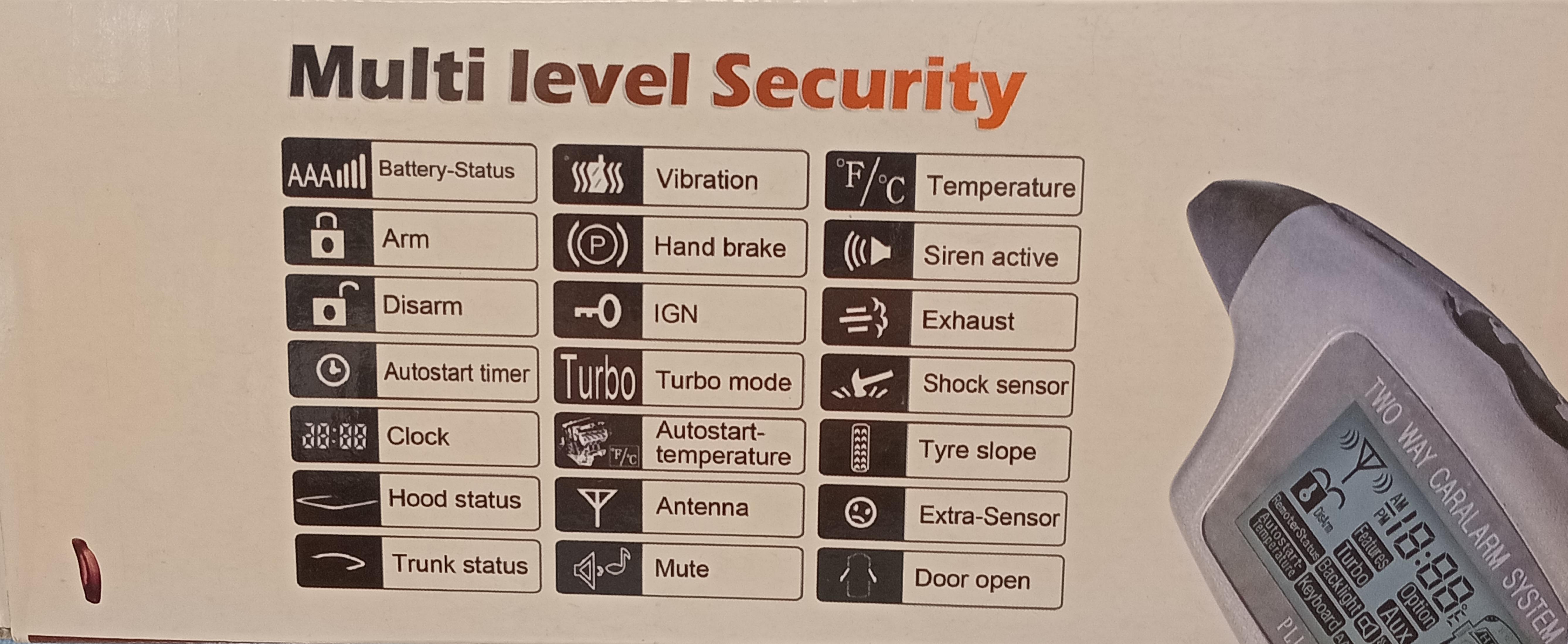 Сигнализация АВТО  CX-2300CR1+1 W/O S