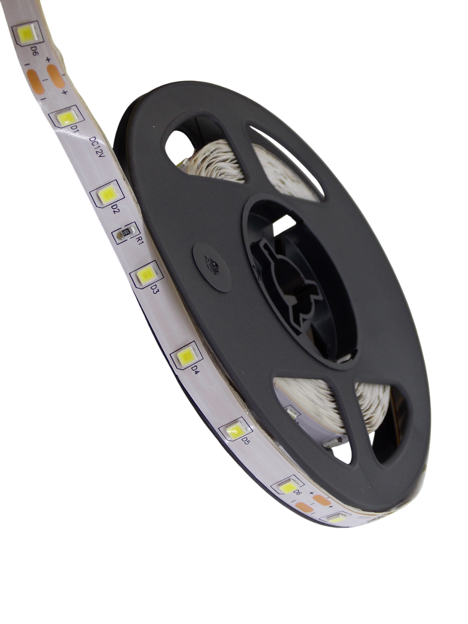 Светодиодная лента 12В -  60Led/м - 4.8 Вт/м белая 6000К