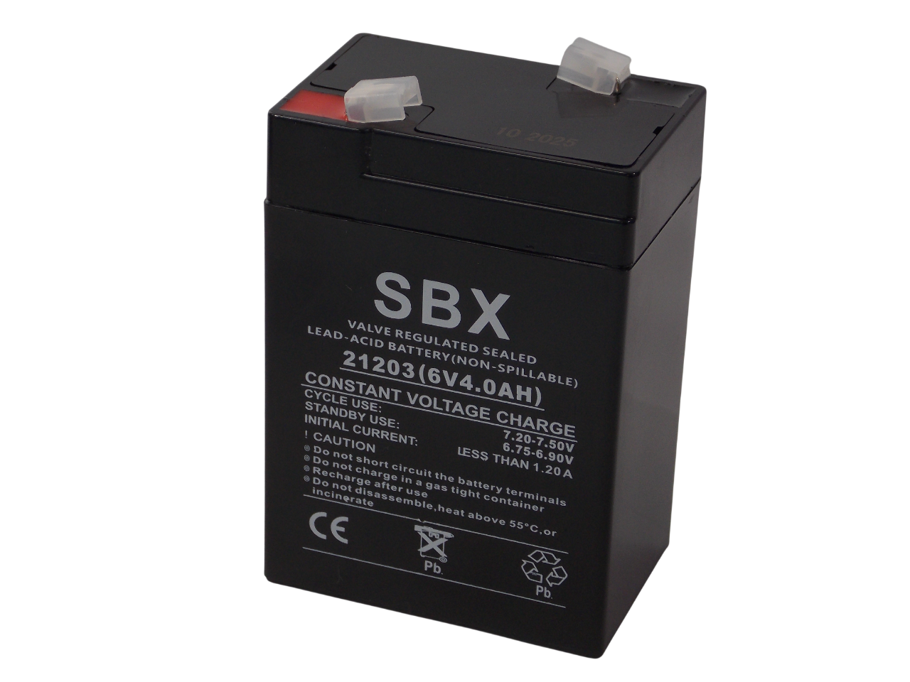 Свинцово - кислотный аккумулятор  6В - 4А/ч