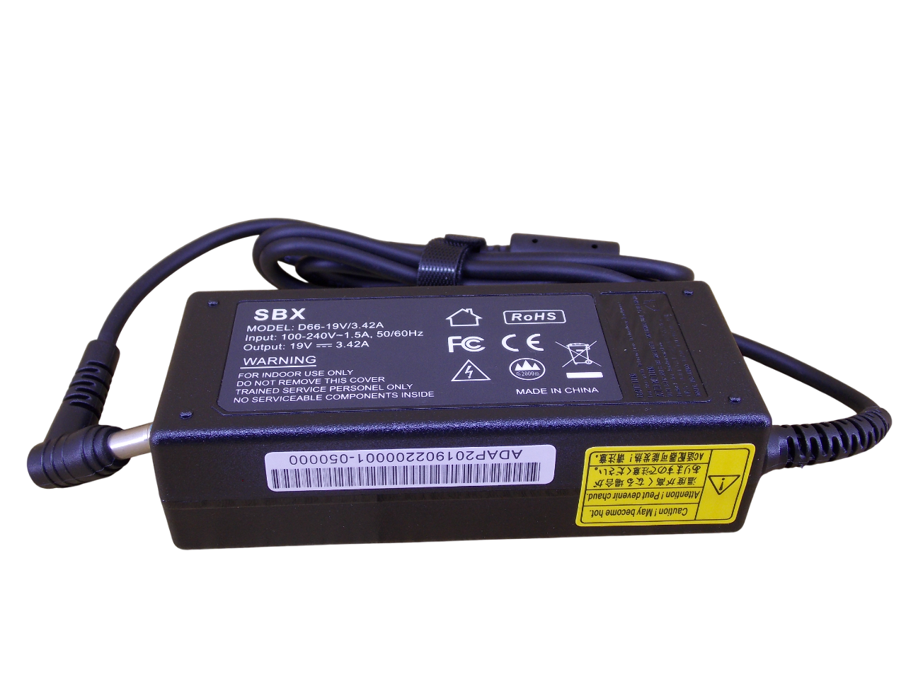 Блок питания для Acer 19В - 3.42A - 65Вт  размер штекера 5.5*1.7 мм