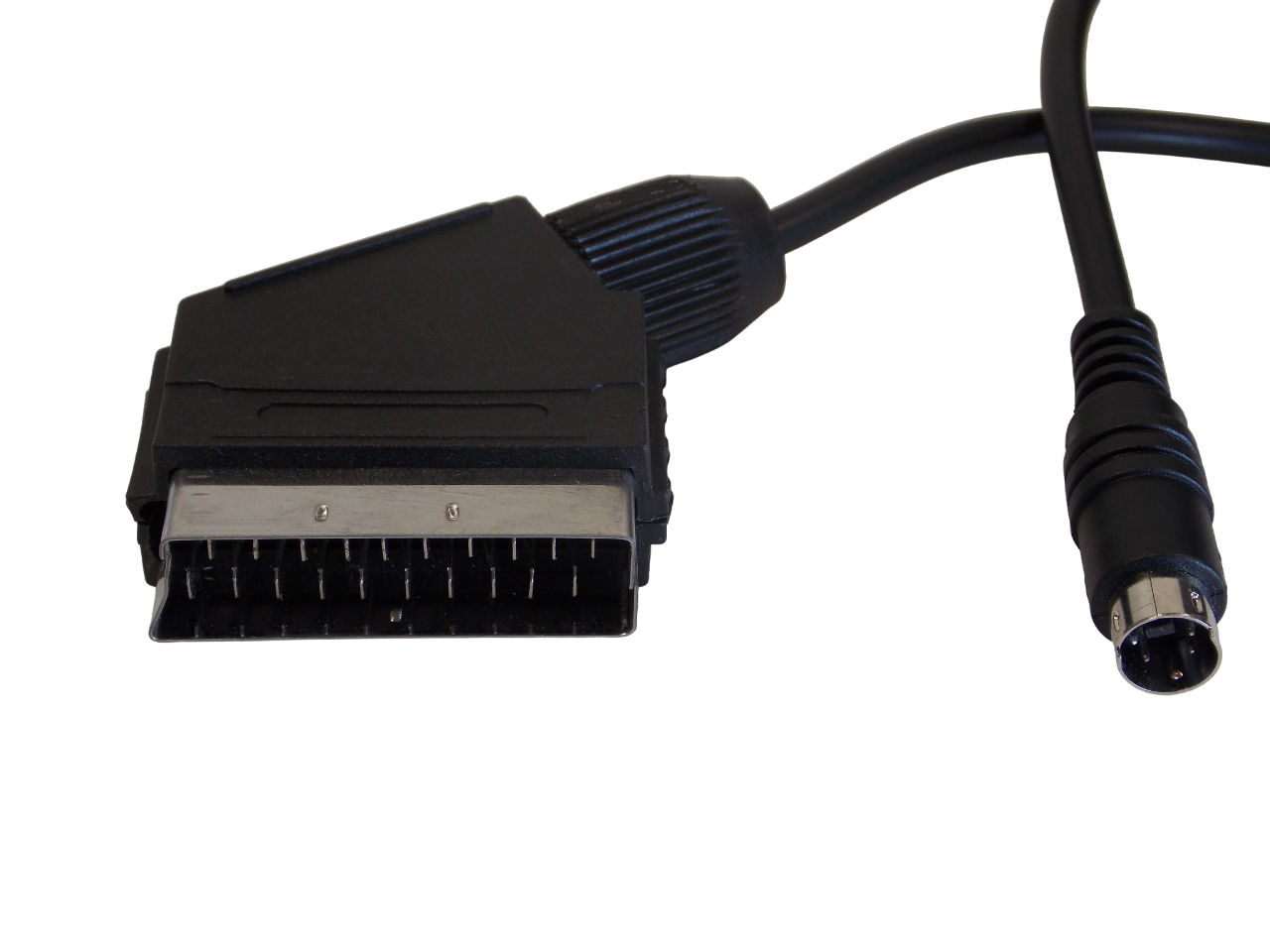 Шнур  SCART на S - Video 4pin / 3 метра / черный