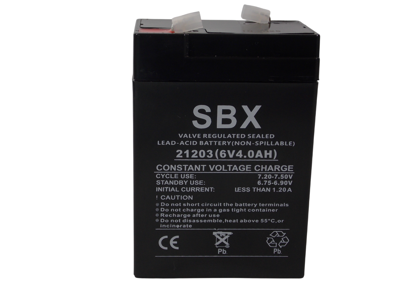 Свинцово - кислотный аккумулятор  6В - 4А/ч