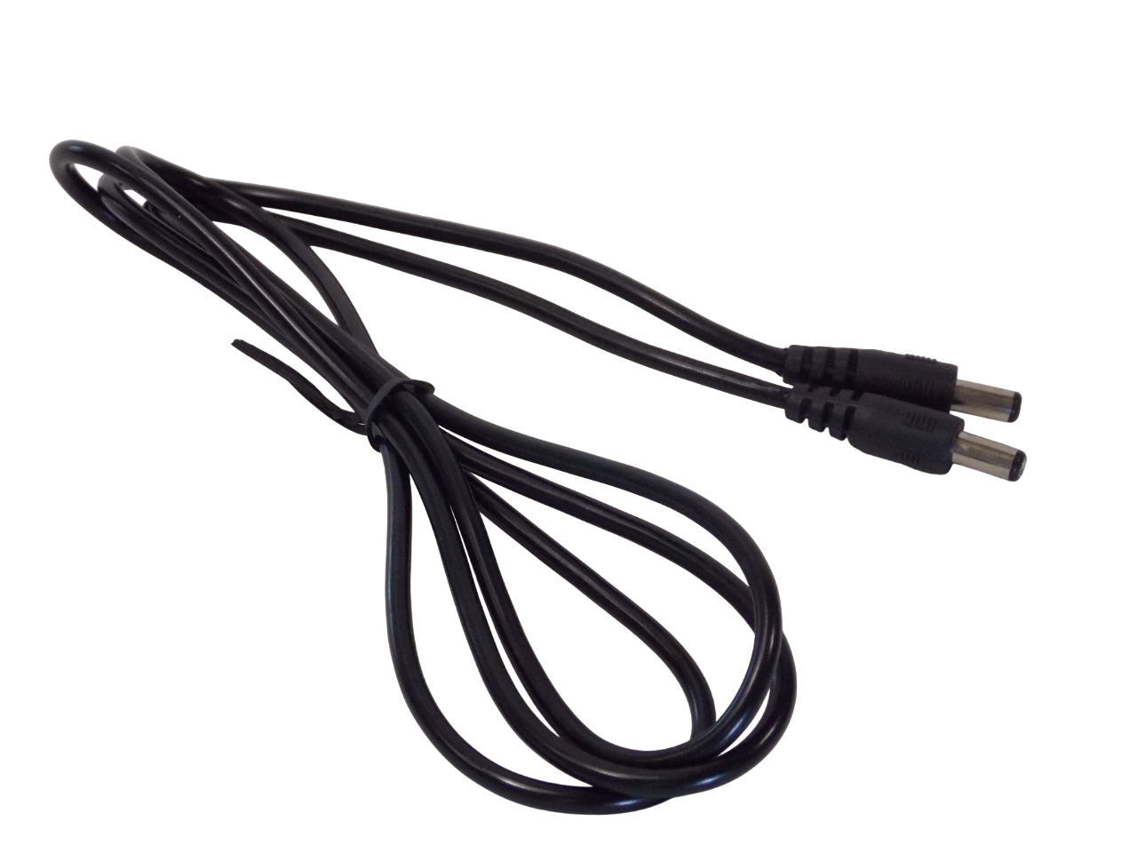 Шнур питания 5.5*2.1мм штекер на 5.5*2.1мм штекер / 1.5 метра / черный