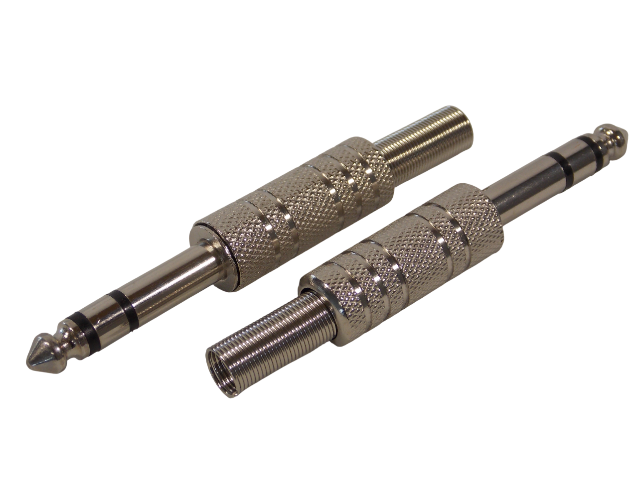 Штекер 6.3мм  стерео / металл