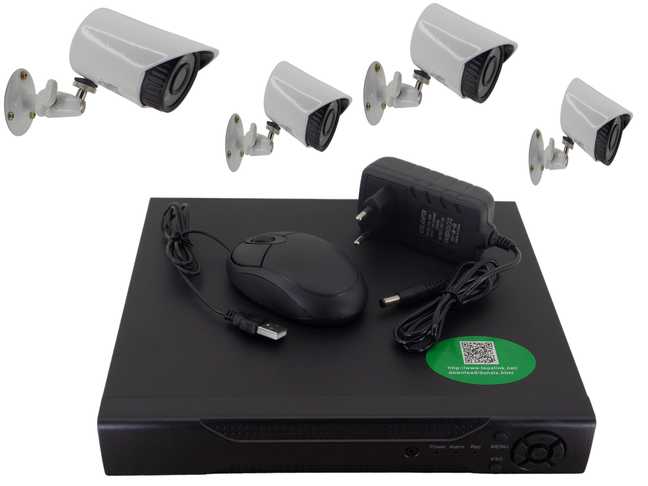 Система  видеонаблюдения JORTAN - 6145AHD - 4 / 1MP / 3.6мм