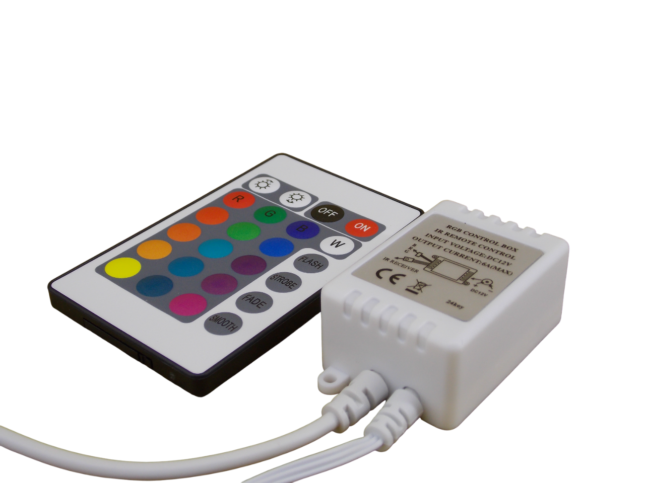 Контроллер для RGB ленты  12В - 6А с пультом  