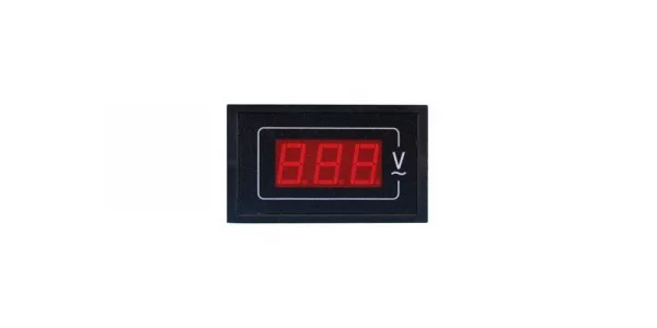 Цифровой вольтметр переменного напряжения 80 - 500В красный 