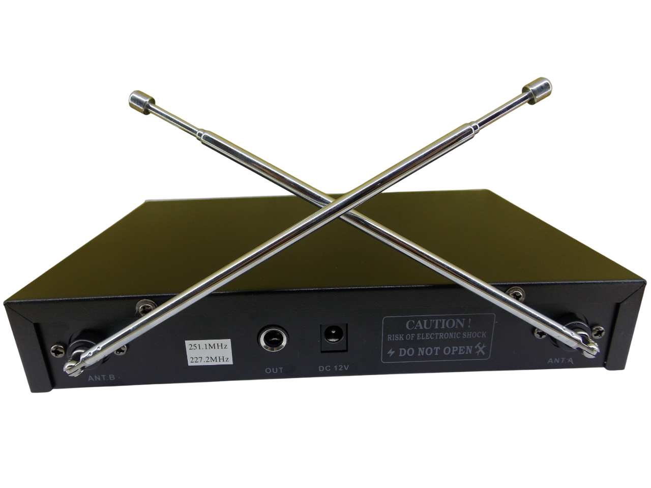 Беспроводная двухканальная микрофонная система  MAX DH-744