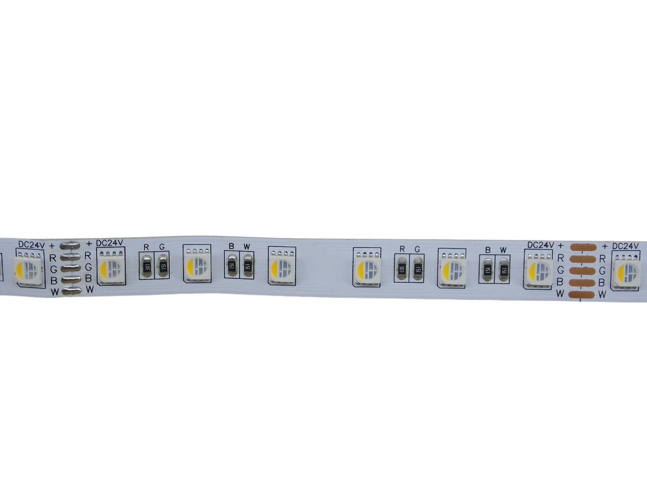 Светодиодная лента 24В -  60Led/м - 16Вт/м  RGBW