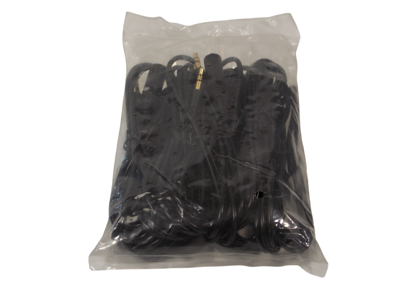 Шнур jack 3.5 мм стерео на  jack 3.5 мм стерео гнездо / 1.0 метр /  черный