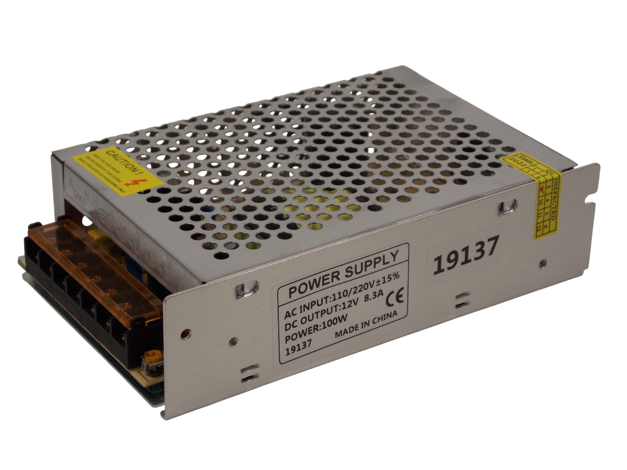 Блок питания 12В - 8.3А - 100Вт 