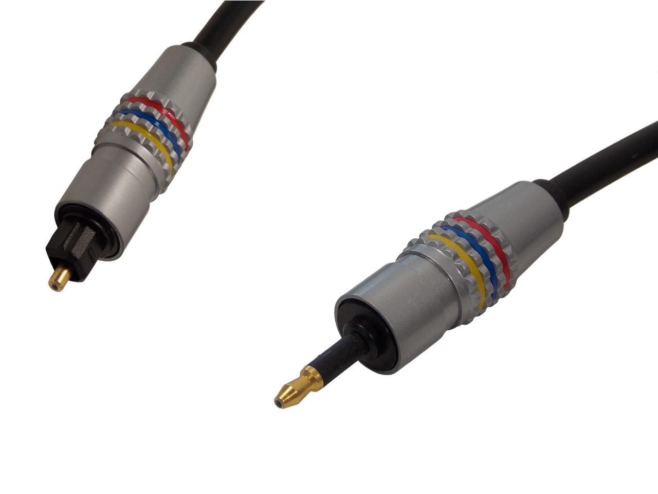 Шнур оптический Toslink - Mini Plug /  5 мм / 1.8 метра