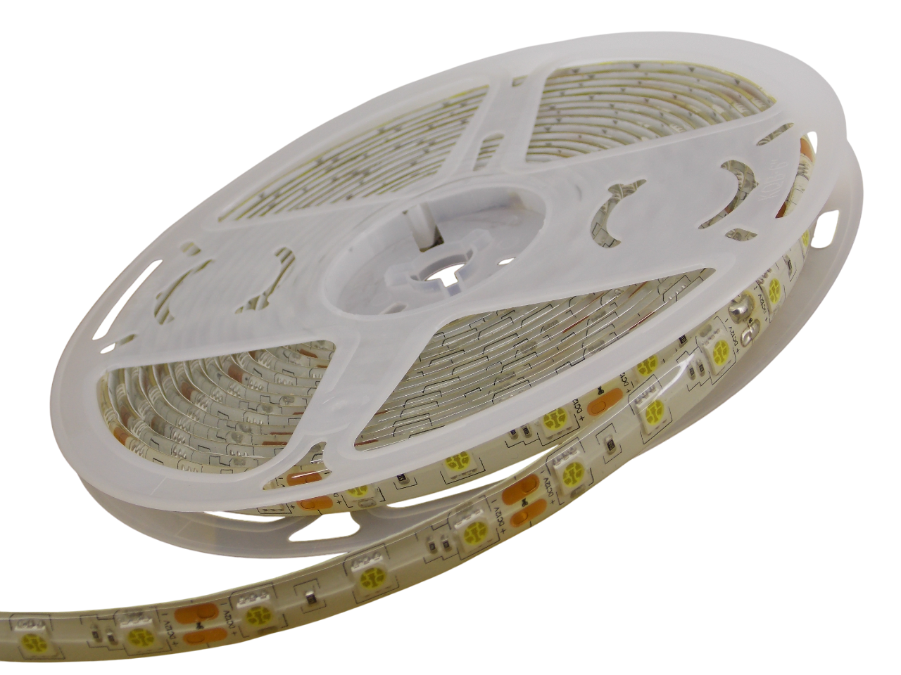 Светодиодная лента 12В - 60Led/м - 14.4 Вт/м белая 6000К