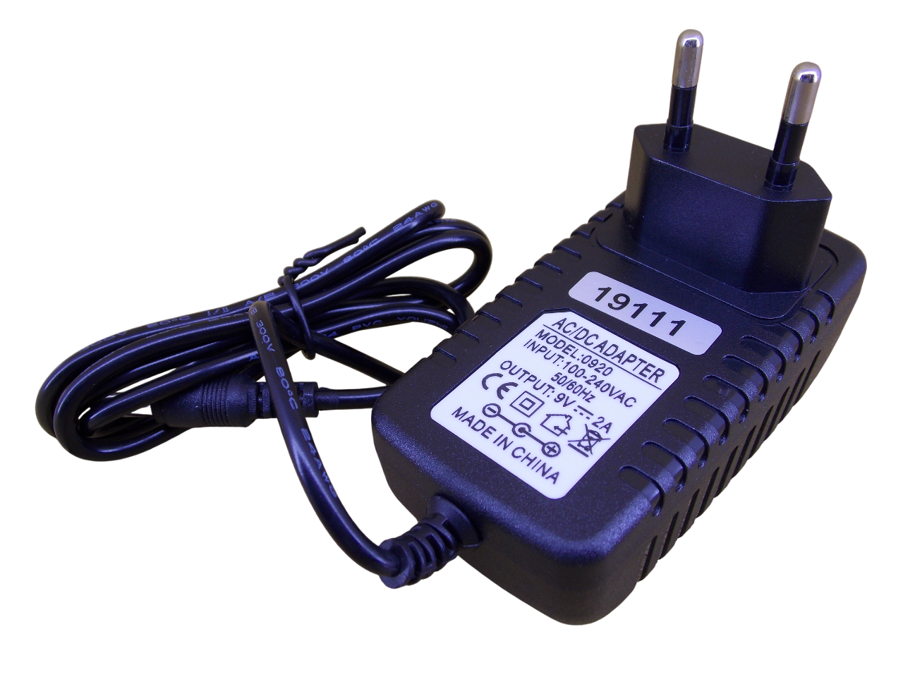 Блок питания 9В - 2А - 18Вт размер штекера 5.5*2.5мм