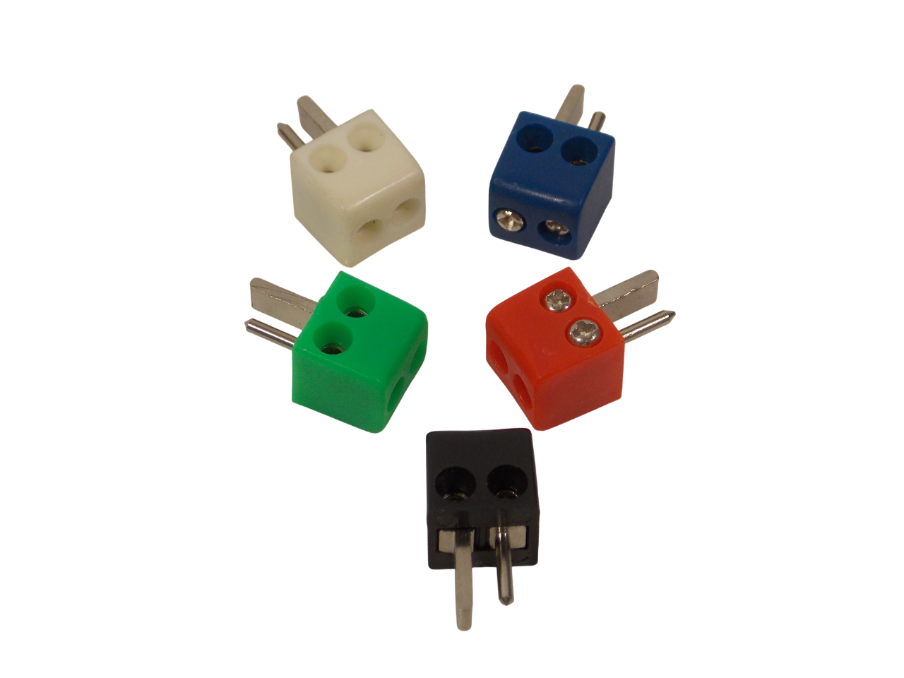 Штекер для колонок «кубик » / DIN 41529 / «точка-тире»