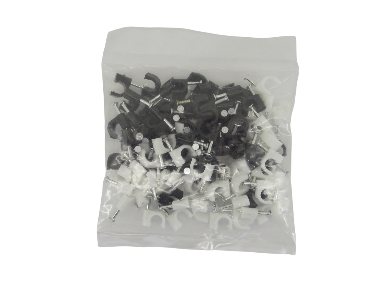 Крепеж для кабеля   круглый 6мм / 100 штук 