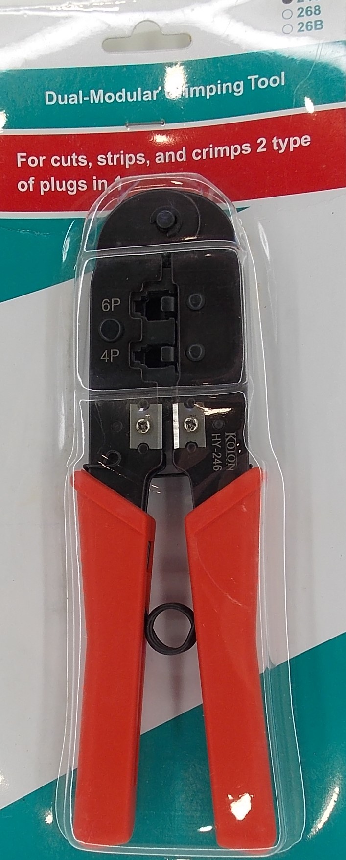 Инструмент обжимной "HT-246" (4p4c/6p6c)