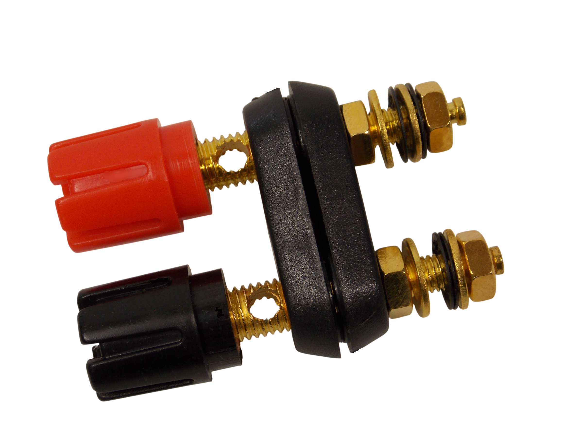 Гнездо "BANAN" сдвоенное /  монтажное на панель 