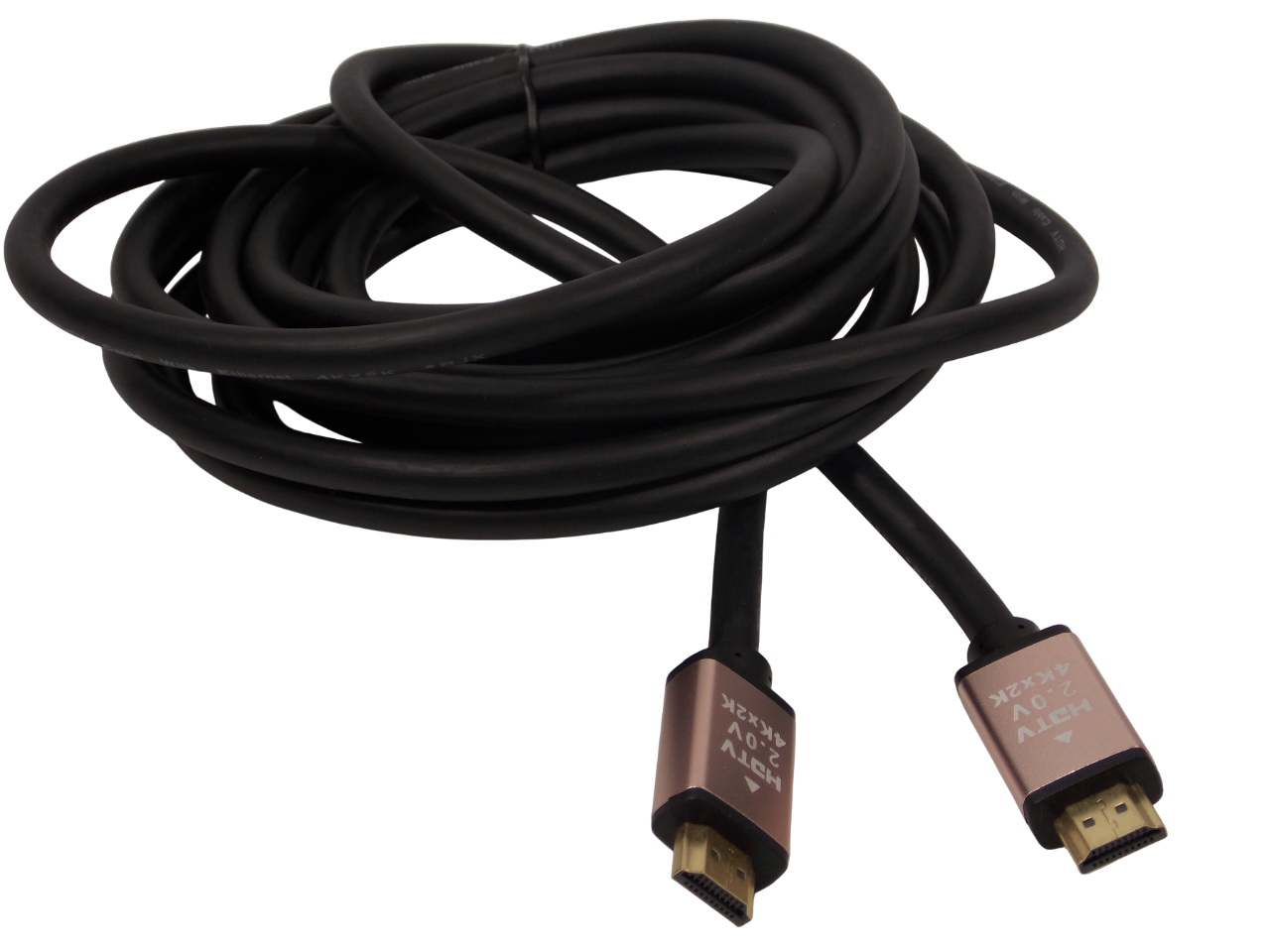 Шнур HDMI 19pin 2.0V на  HDMI 19pin  / 4K   / 5 метров  / черный 