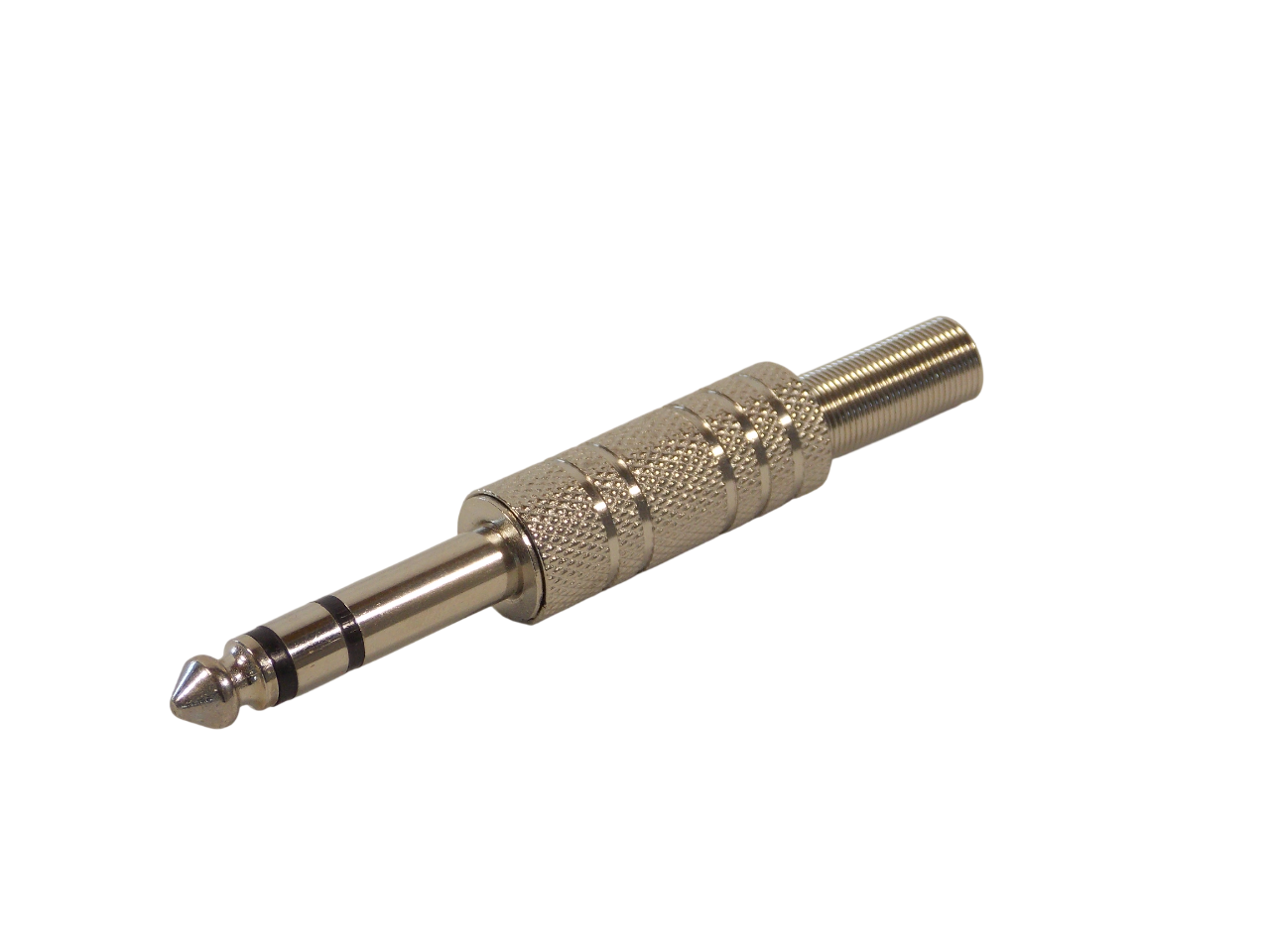 Штекер 6.3мм  стерео / металл