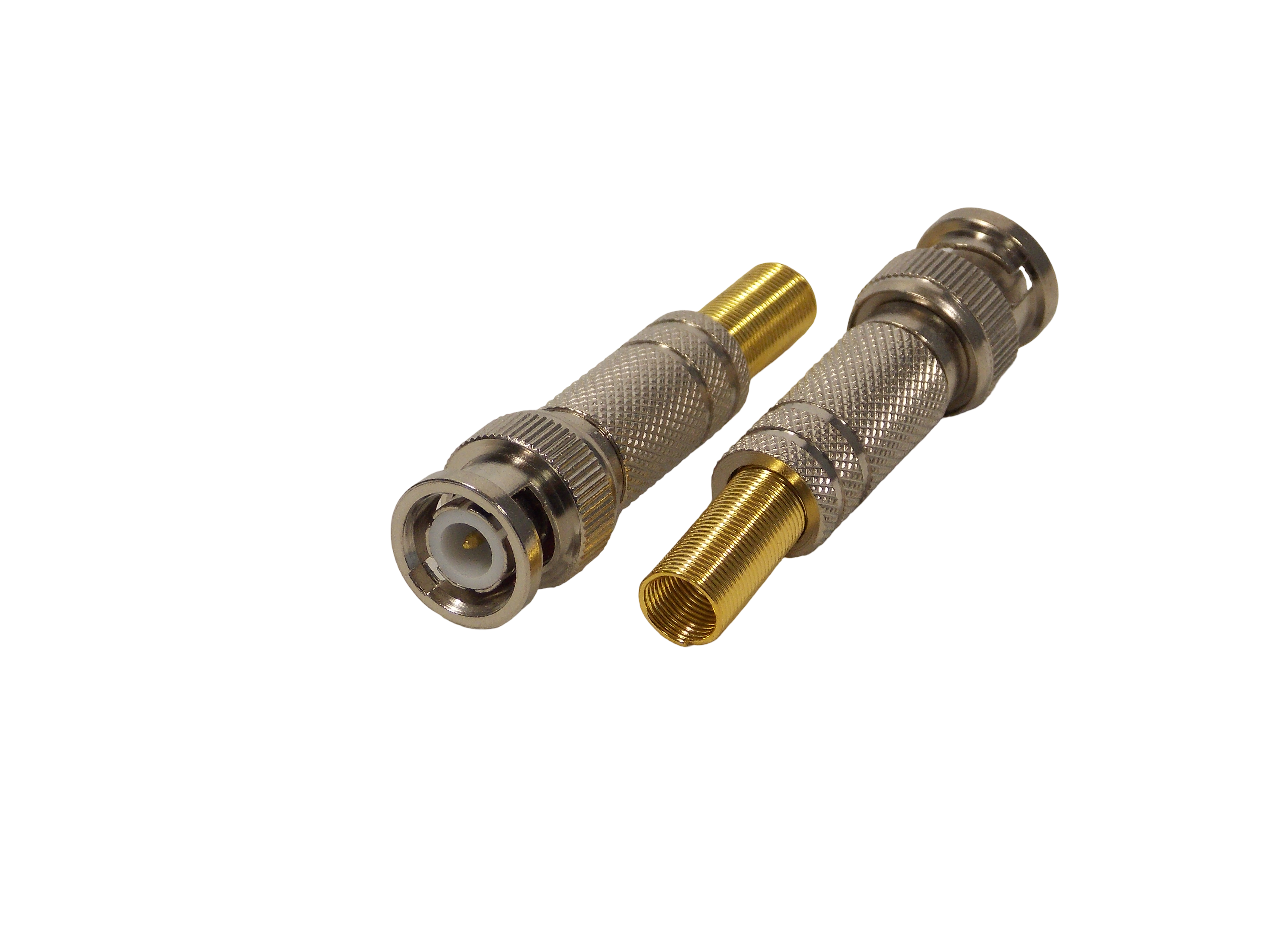 Штекер BNC  под пайку  на кабель 