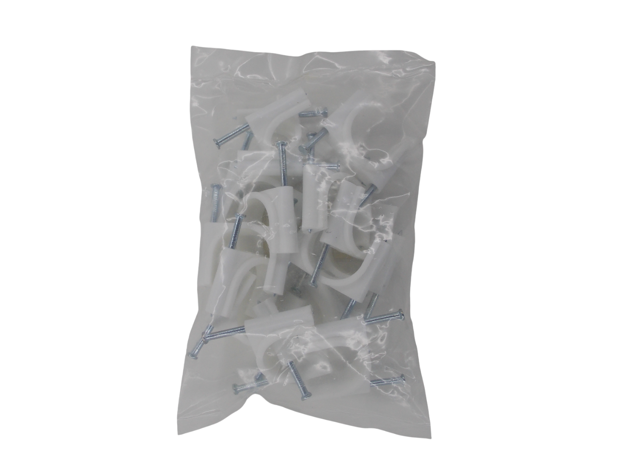 Крепеж для кабеля  круглый 32мм / 15 штук