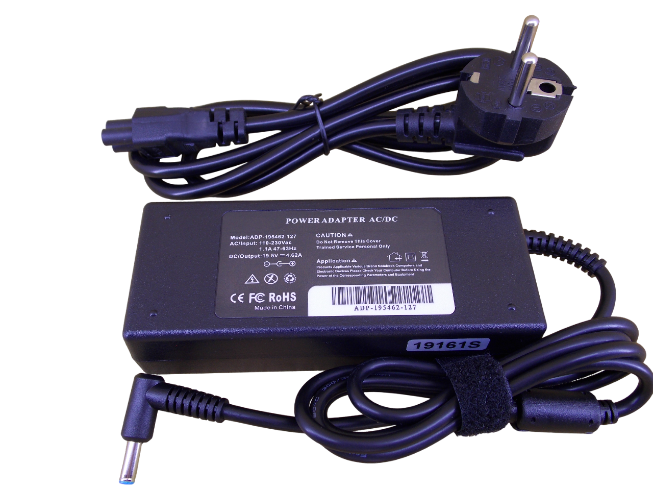 Блок питания для HP19.5В - 4.62A - 90Вт размер штекера 4.5*3.0мм 