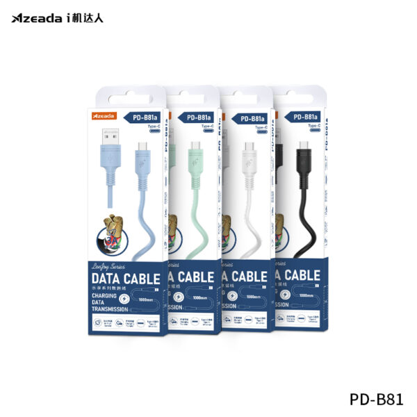 Кабель Azeada PD-B81a дата кабель, USB  Type-C
