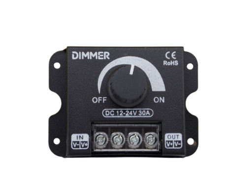 Диммер для светодиодной ленты 12/24В - 30А с ручной регулировкой