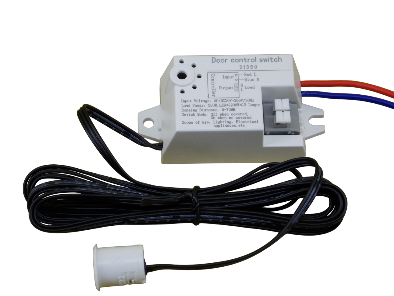 Сенсорный выключатель мебельный 220В на открывание двери