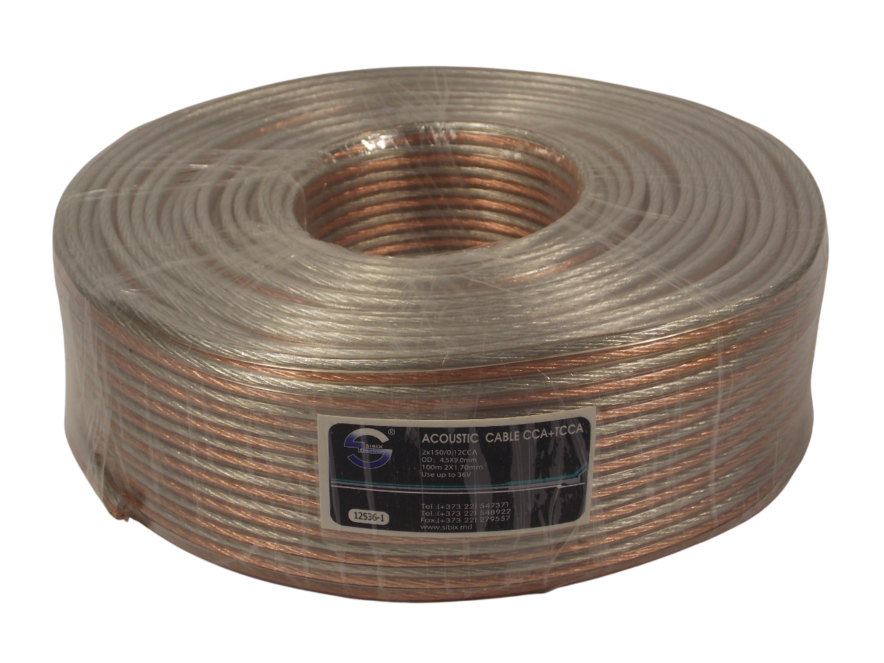 Кабель акустический 2 х 1.70 мм² / 100 метров