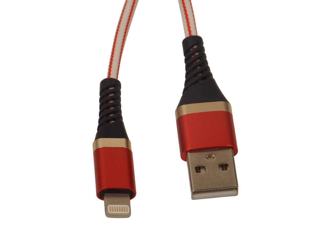 Шнур USB - A на Apple Lightning 8pin / 1 метр /  нейлоновая оплетка