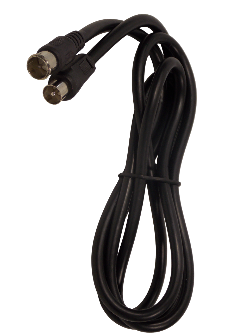 Шнур TВ штекер на F- разъем штекер / 1.5 метра / черный