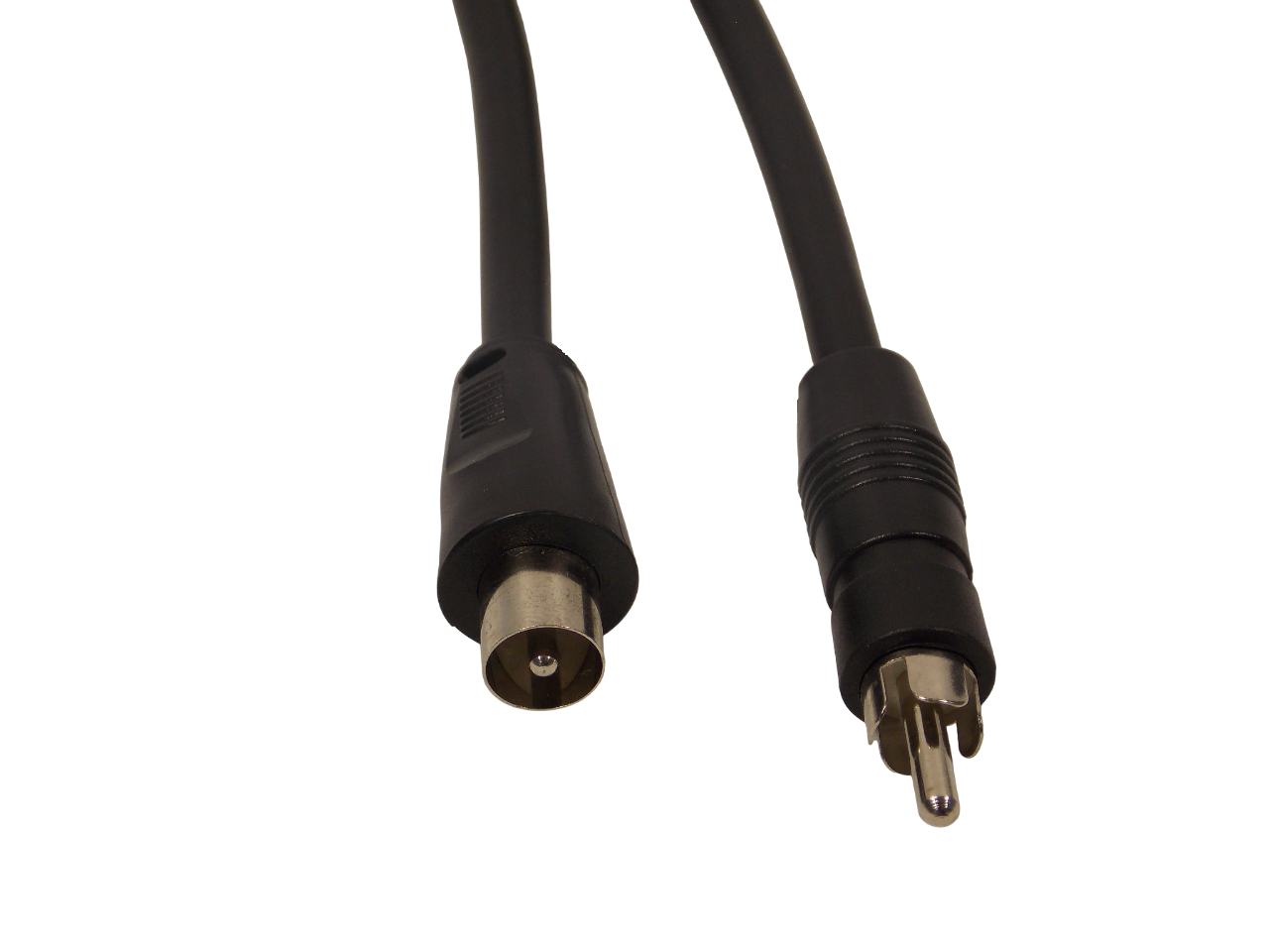 Шнур ТВ штекер на  1 х RCA / 1.5 метра / черный