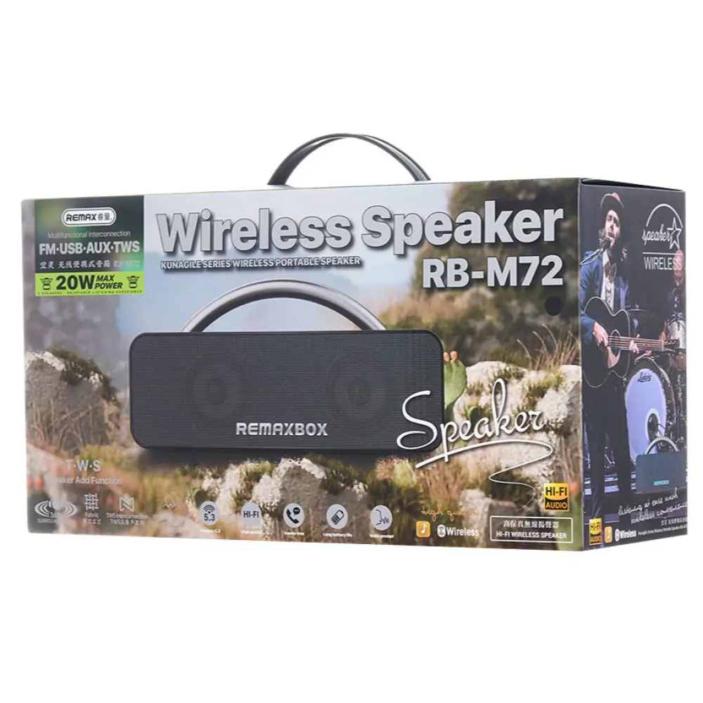 Беспроводная портативная колонка Remax RB-M72