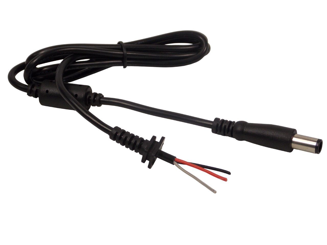 Шнур питания под пайку для HP с размером штекера  7.4*5.0мм / 1.2 метра / черный