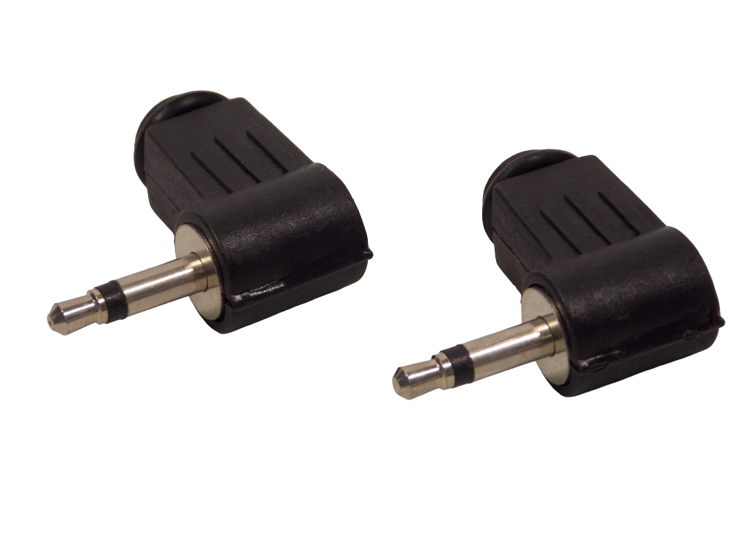 Штекер 3.5мм  моно Г- образный / пластик